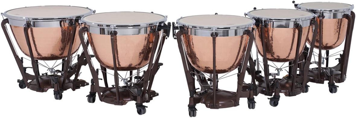 Set of 5 ADAMS timpani